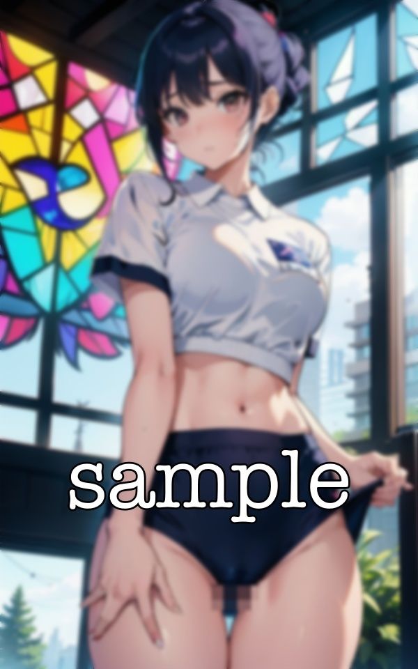 サンプル画像3:先生とわたし〜体育館でブルマの居残り練習〜単位を落としたエロギャルが先生とイチャイチャ(くぱぁの国王) [d_378956]