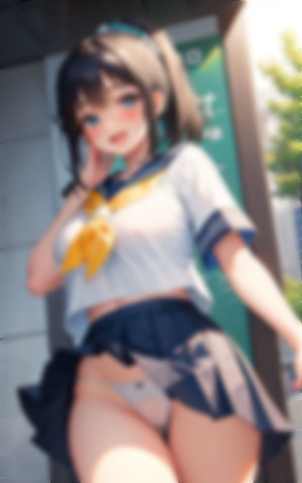 サンプル画像4:パンツ見えちゃってます？w(panpanyama＋1) [d_378961]