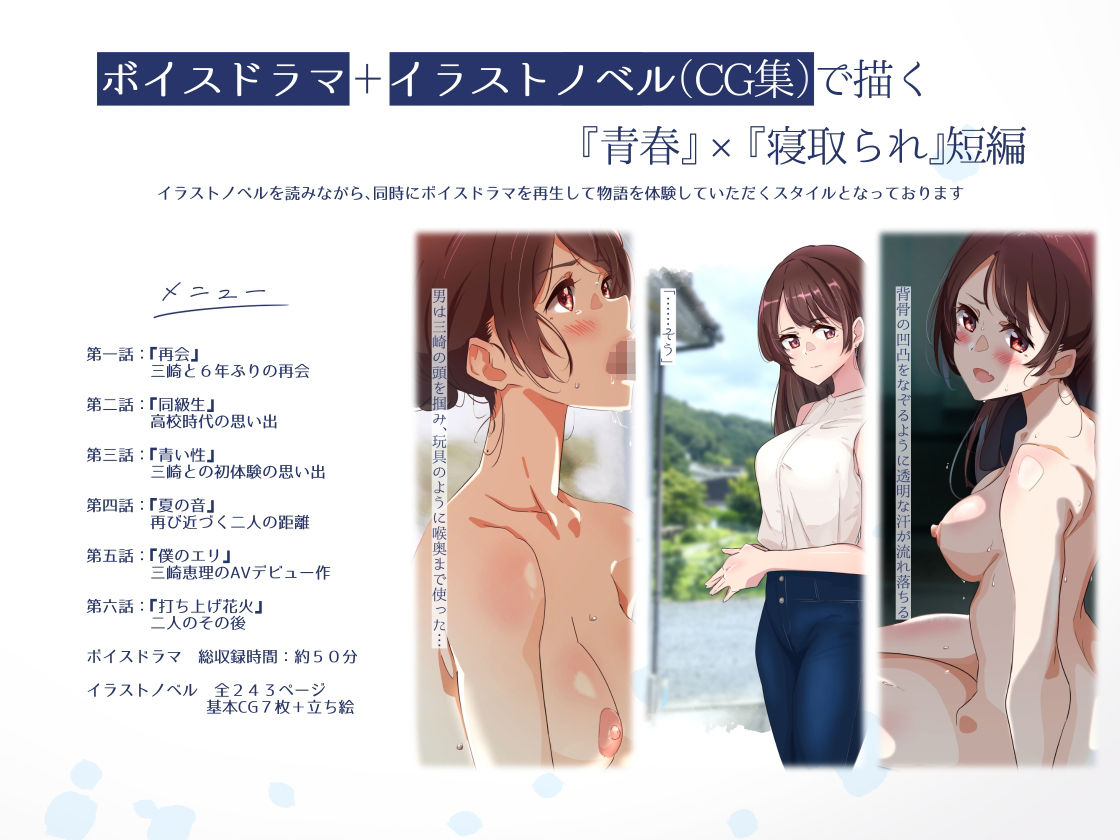 サンプル画像1:かつて、青く光っていたもの。(ふじきの) [d_378990]