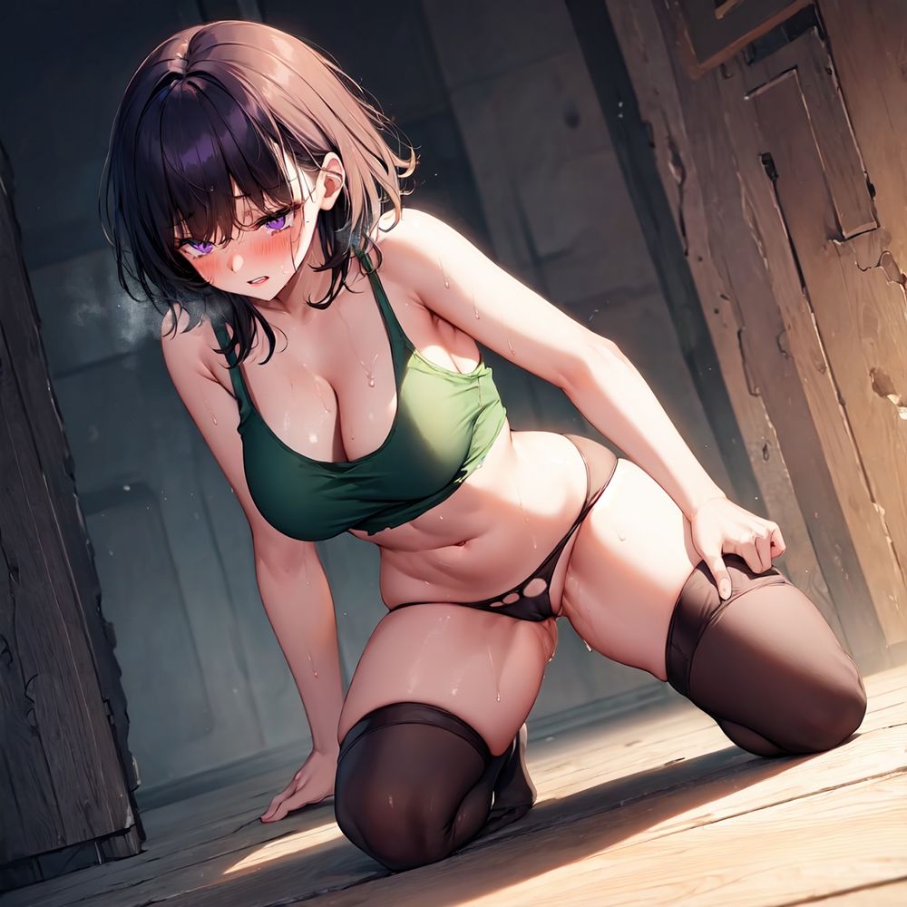 サンプル画像3:巨乳少女は触手に勝てない［AIイラスト集］Vol.03(巨乳少女は触手に勝てない) [d_378994]