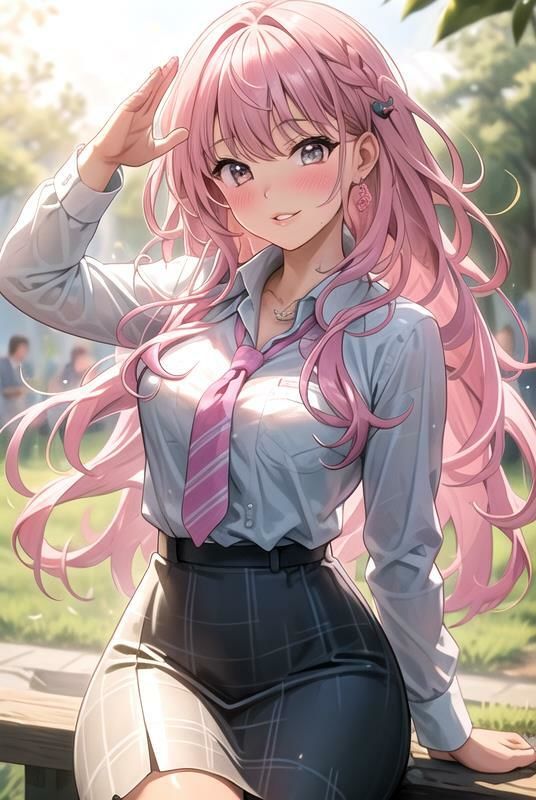 サンプル画像3:【制服の誘惑】 だって見たいんだもん！ いい匂いするんだもん！ ワンチャン土下座してお願いしてみた件 ＃1(日常の誘惑) [d_378997]