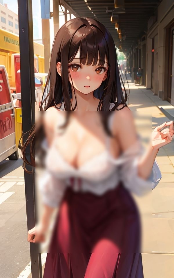 サンプル画像1:お出かけするのにこの格好エッチすぎるかな？(淫乱魔法使い) [d_379013]