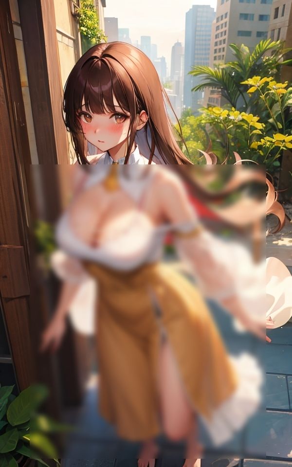 サンプル画像3:お出かけするのにこの格好エッチすぎるかな？(淫乱魔法使い) [d_379013]