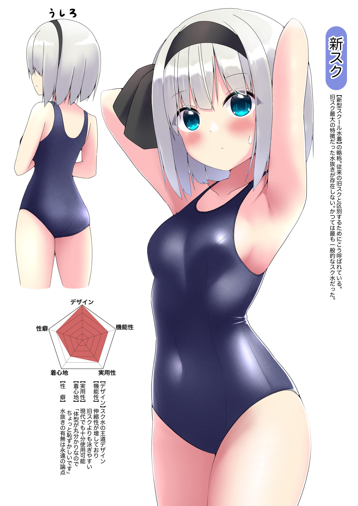 サンプル画像2:やさしいスク水概論〜スク水妖夢ちゃんまとめ本〜(Home Sweet Home) [d_379050]