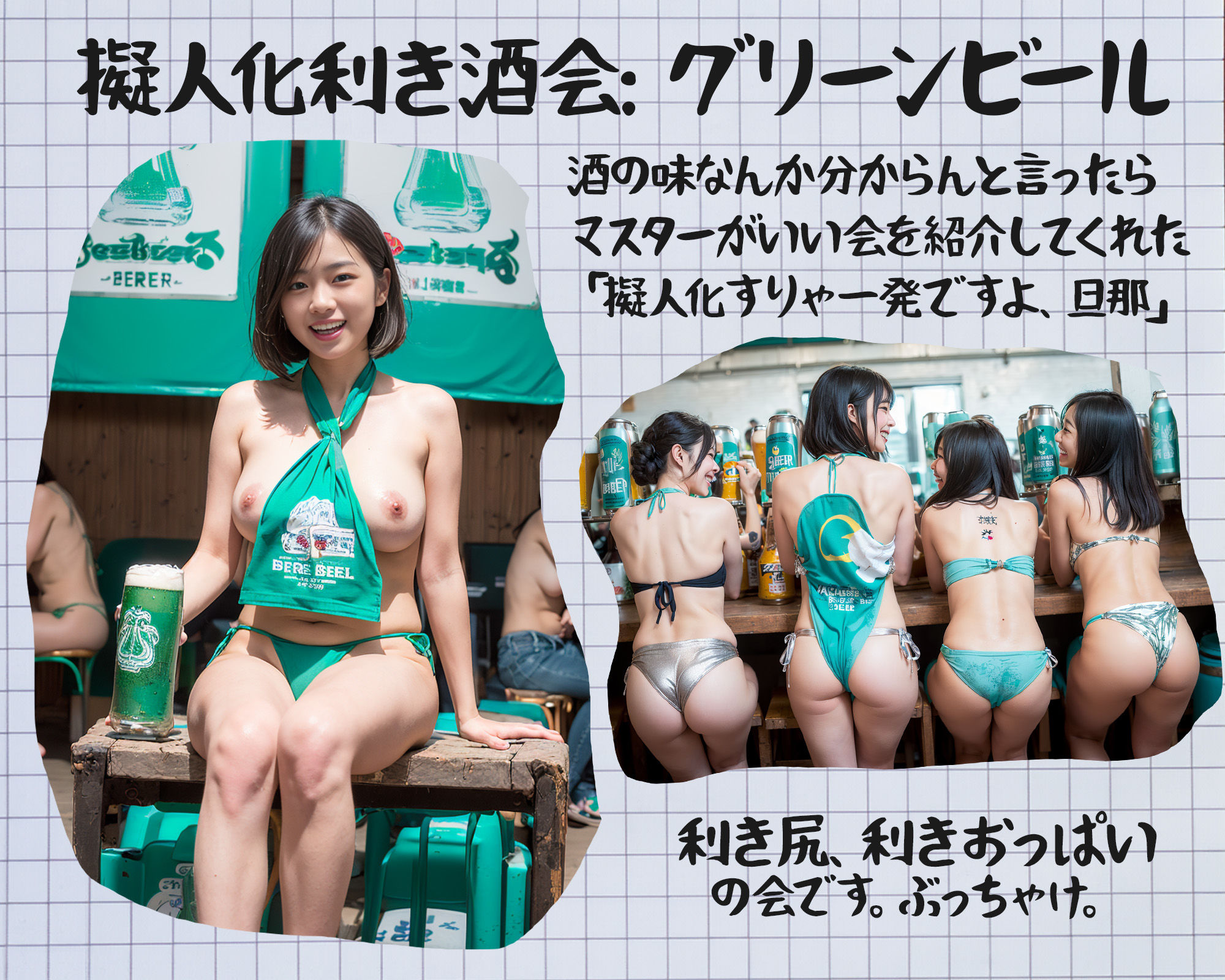 サンプル画像4:みんなのスケベ帳 創刊号(AI都市伝説) [d_379073]