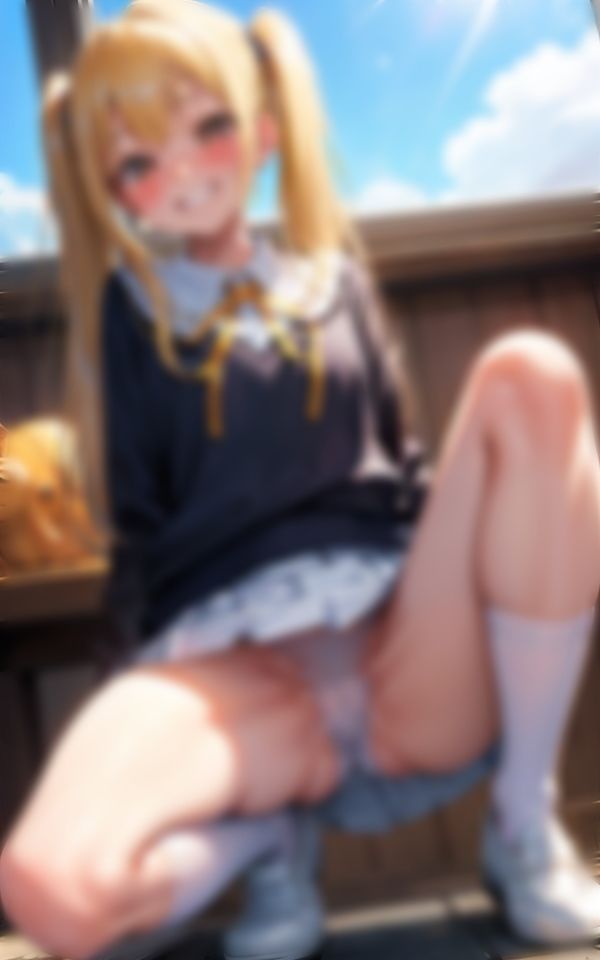 サンプル画像1:イタズラ少女のムチムチM字 制服編(panpanyama＋3) [d_379150]