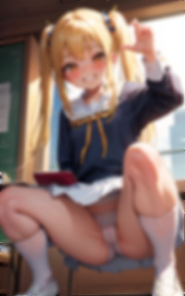 サンプル画像2:イタズラ少女のムチムチM字 制服編(panpanyama＋3) [d_379150]