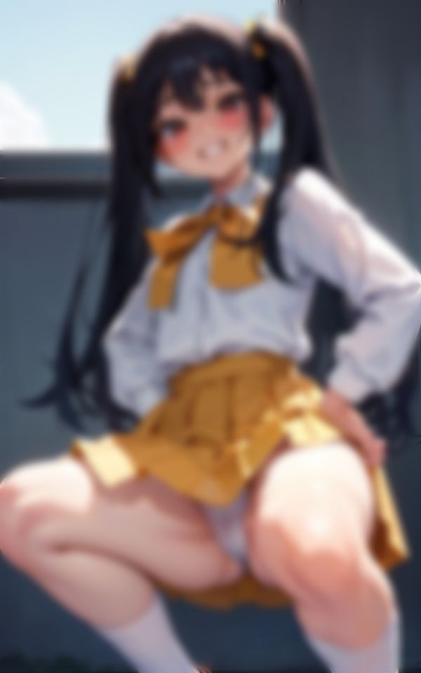 サンプル画像3:イタズラ少女のムチムチM字 制服編(panpanyama＋3) [d_379150]