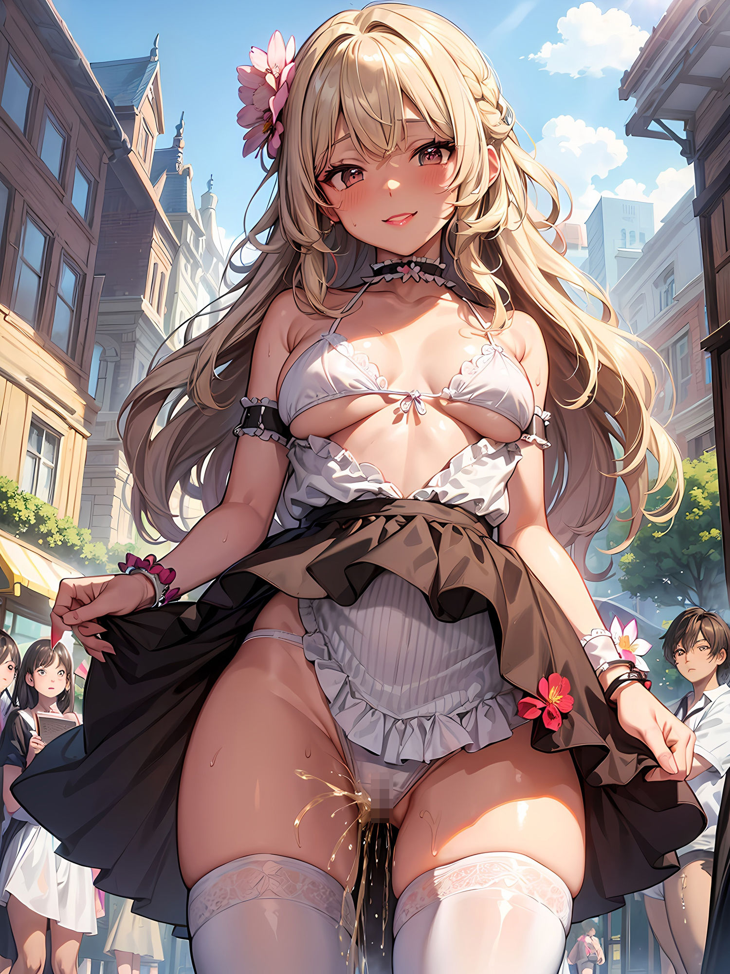 サンプル画像5:ギャルJKがおもらしするCG集(妄想サチュレーション) [d_379161]