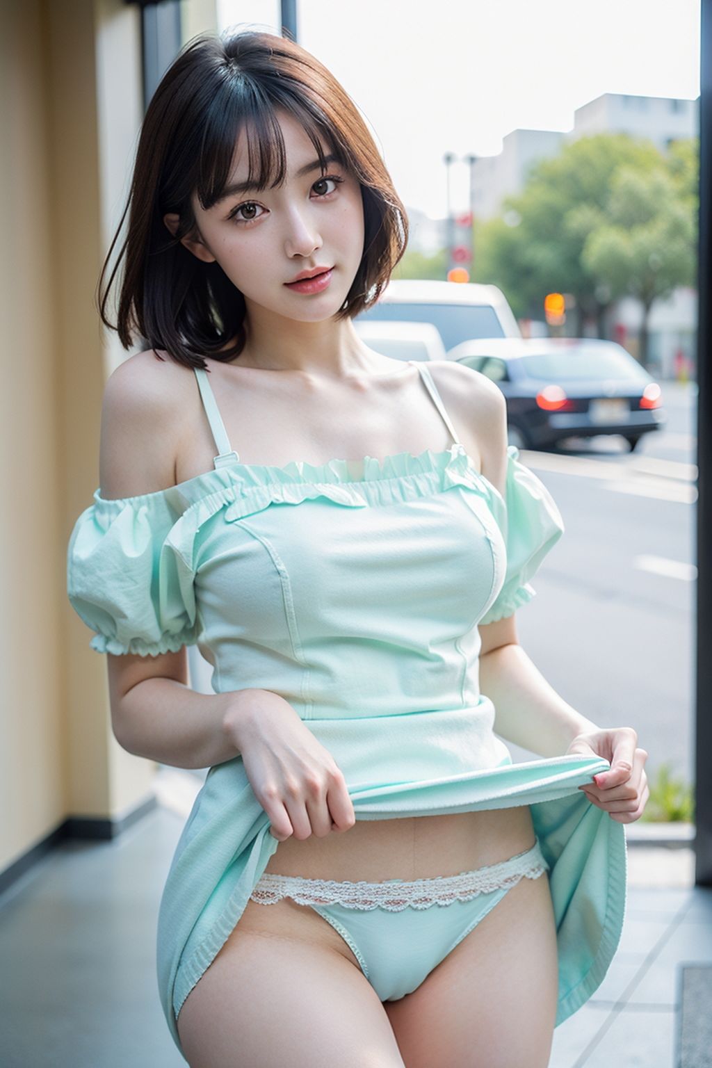 サンプル画像6:おねがい奥様-マンスジ見せて！(空想AI美女本舗) [d_379260]