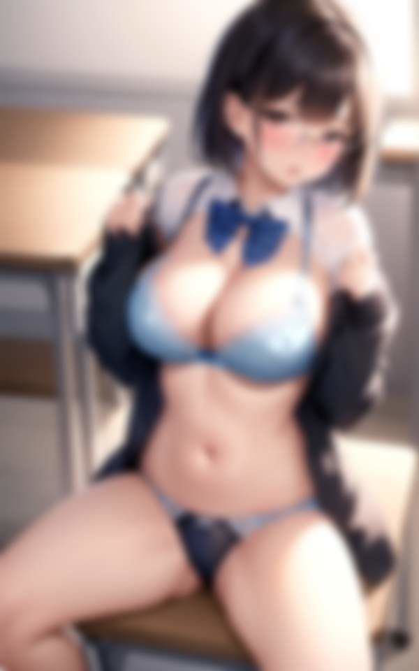 サンプル画像2:真面目な巨乳生徒会長が催●アプリで大胆ド変態に(pan-labo) [d_379355]