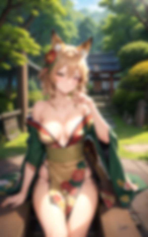 サンプル画像6:熟女妖狐 お色気誘惑 甘い囁き精気を貪る 骨抜き交尾(ぱんぱん-LABO) [d_379360]