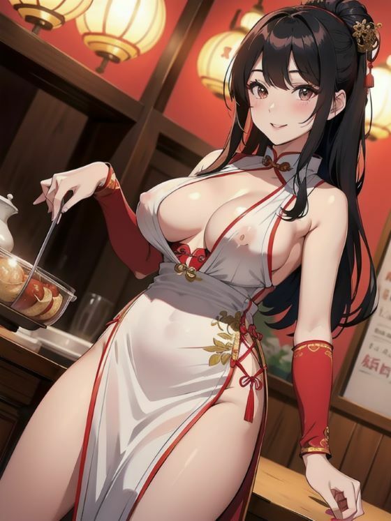 サンプル画像2:美人チャイナ娘のエッチなフルコースを頼んでみる(キンスイ) [d_379371]