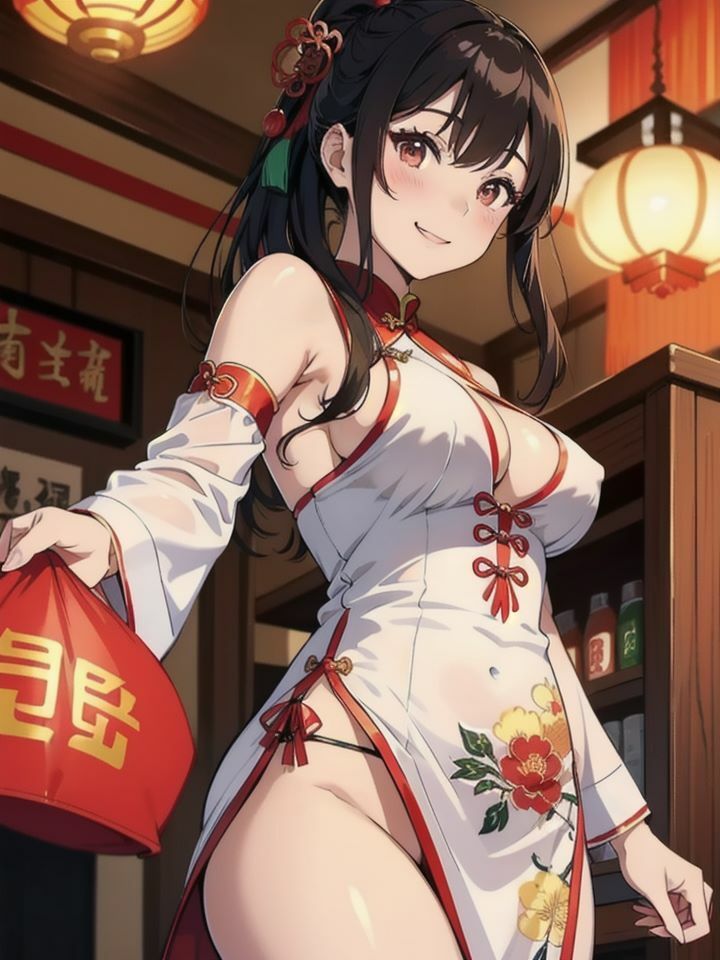 サンプル画像3:美人チャイナ娘のエッチなフルコースを頼んでみる(キンスイ) [d_379371]