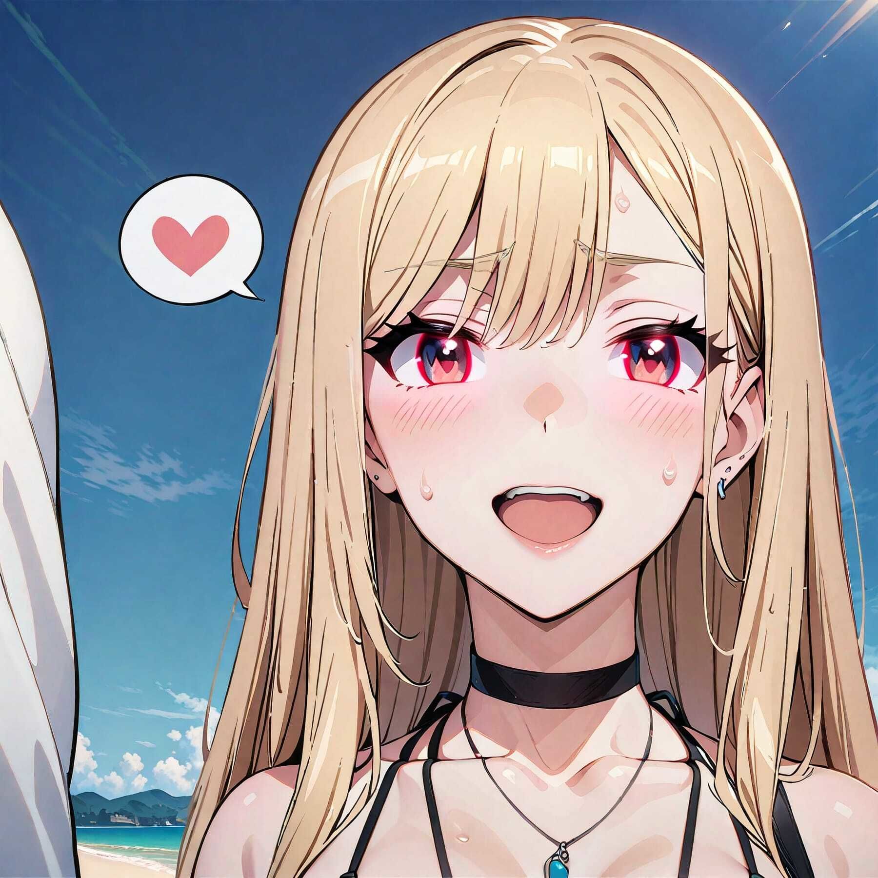 サンプル画像6:ハゲギアス！！ STAGE 7 金髪巨乳ギャルの海〇をビーチでナンパに見せかけ、ギ〇スかけてお持ち帰りして好き勝手ハメまくる！(ハゲギ〇ス) [d_379404]