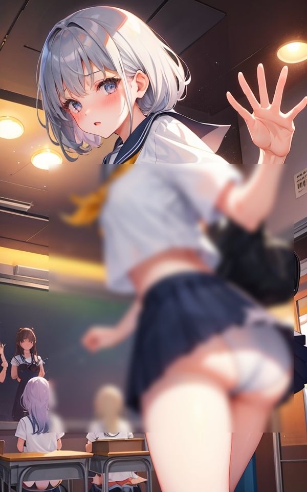 サンプル画像2:見えても内緒にしててね(スタジオフェチ) [d_379435]