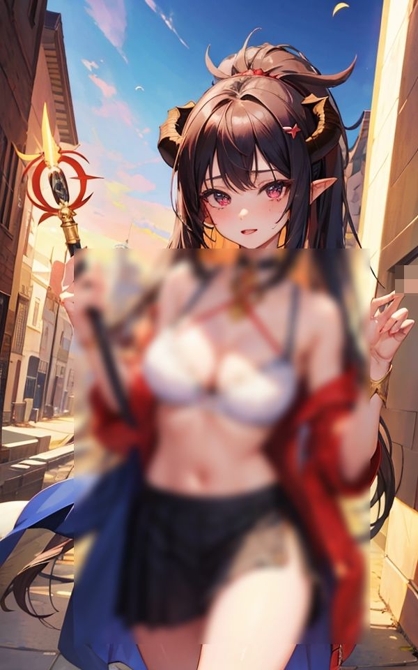 サンプル画像3:異世界からの淫乱女神(ミルクキング3) [d_379439]