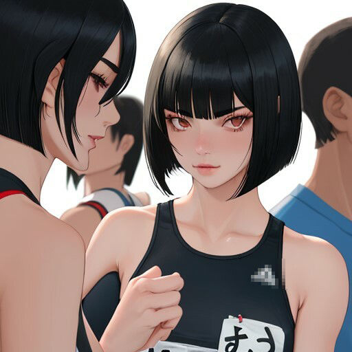 サンプル画像1:ボブカットこれくしょん(バフ屋のようなもの) [d_379620]