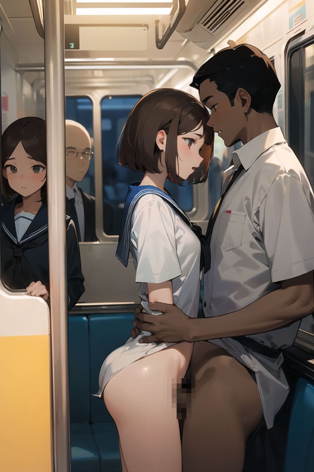 サンプル画像6:痴●が多いと噂の通学電車2(BOX-D) [d_379830]