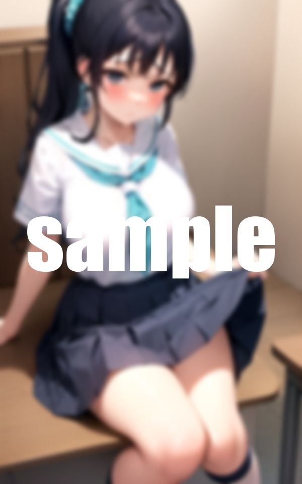 サンプル画像3:豊満同級生がま ◯こを見せてきます(AI imagination) [d_379855]