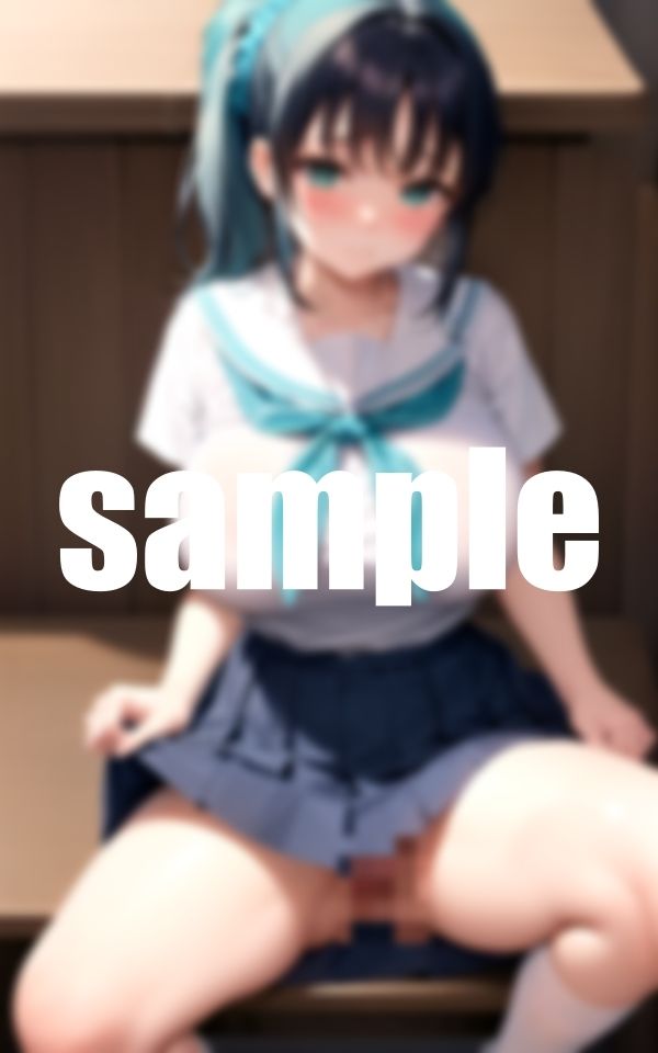 サンプル画像4:豊満同級生がま ◯こを見せてきます(AI imagination) [d_379855]