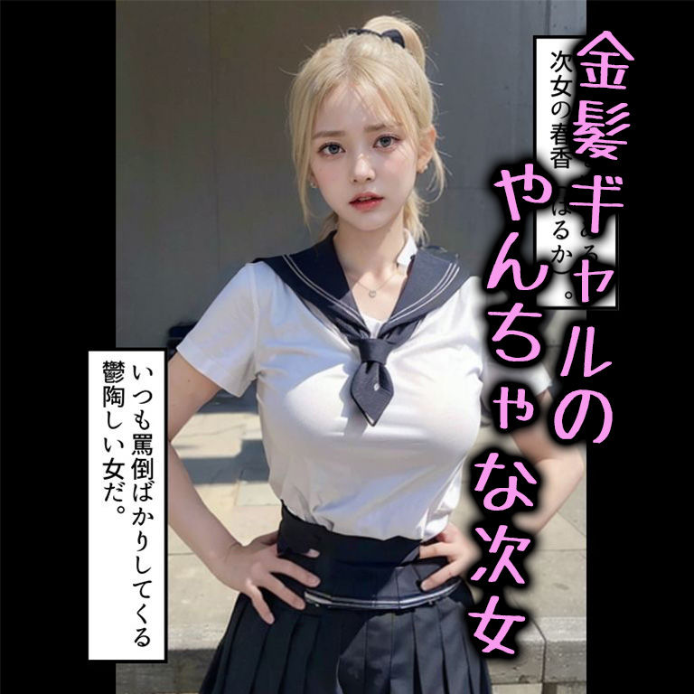 サンプル画像2:催●スマホで美人三姉妹を種付けしまくった結果・・・(えちえちハイスクール) [d_379885]