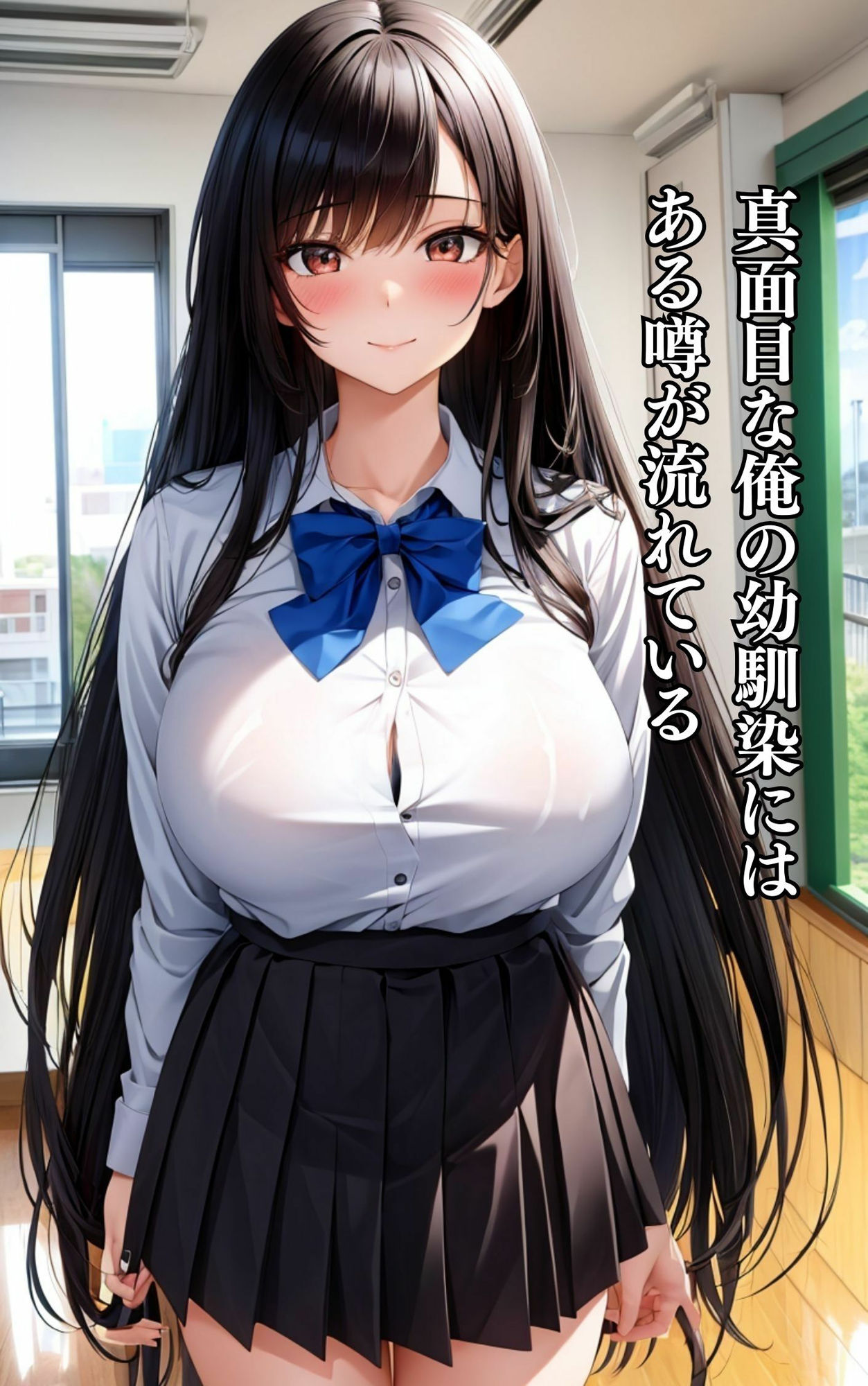 サンプル画像2:まじめだと思っていた幼馴染は頼めばなんでもしてくれるビッチだった！(HN研究所) [d_379914]