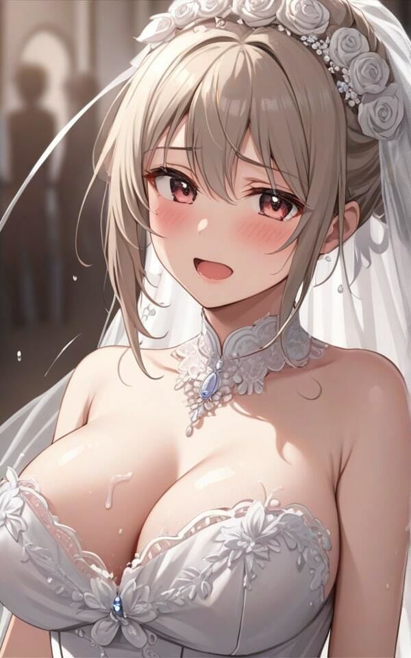 サンプル画像6:花嫁の愛液まみれのドレス(妖艶なボディ) [d_379933]