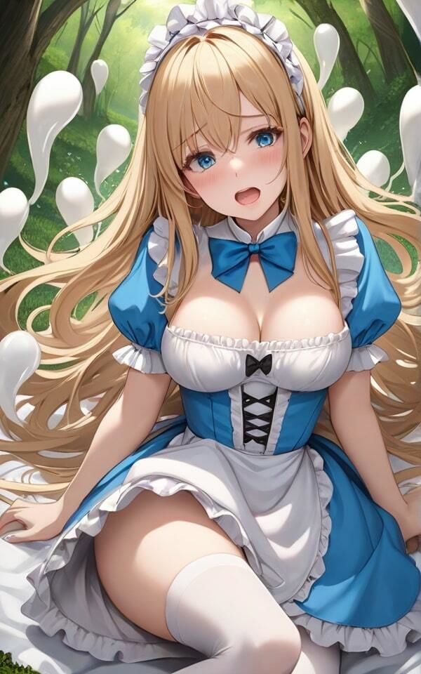 サンプル画像6:アリスの初体験 恥ずかしいからそんなに見ないで！(青春の淡い光) [d_379936]