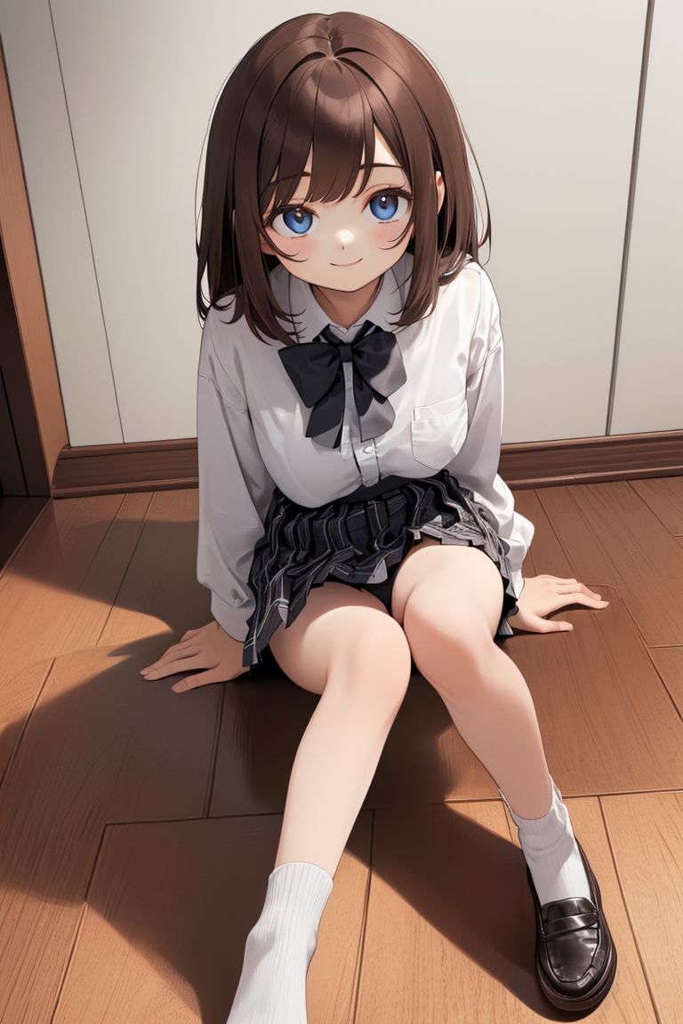 サンプル画像1:座りパンチラ(AI Fairy) [d_379976]