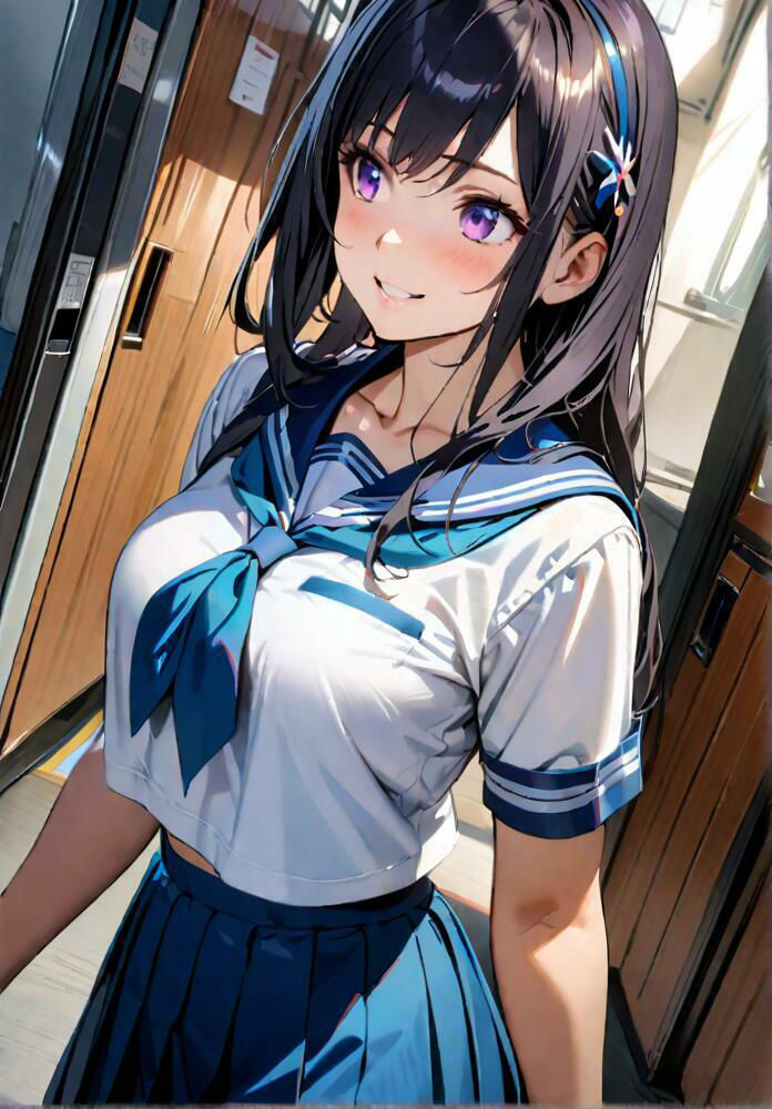 サンプル画像1:『純情無垢なヤリマン女子校生』(AIR) [d_380010]