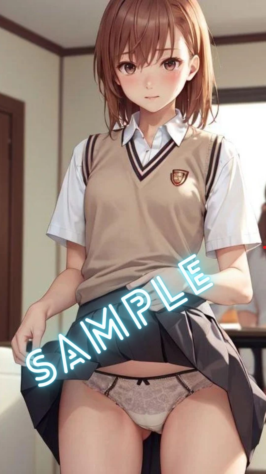 サンプル画像1:とある科学の超◯磁砲 御坂◯琴 画像集(パンティー旅情) [d_380052]