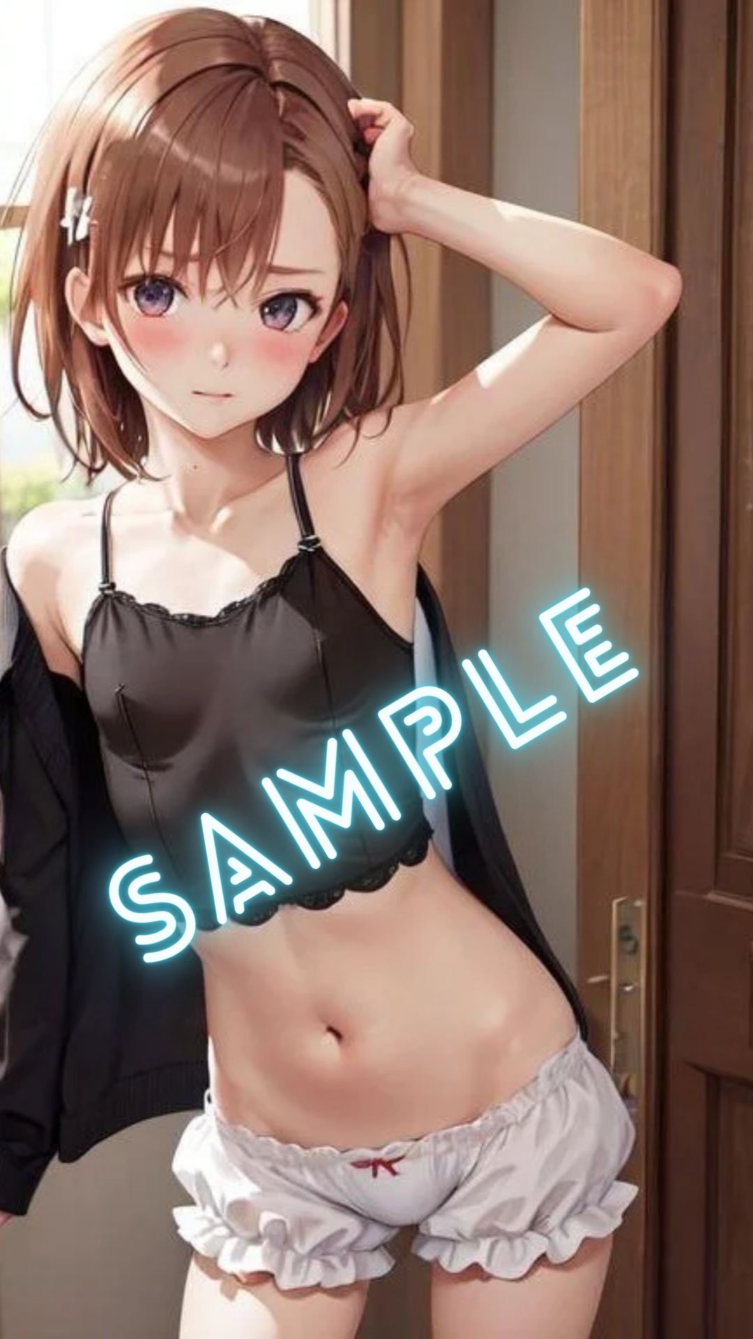 サンプル画像5:とある科学の超◯磁砲 御坂◯琴 画像集(パンティー旅情) [d_380052]