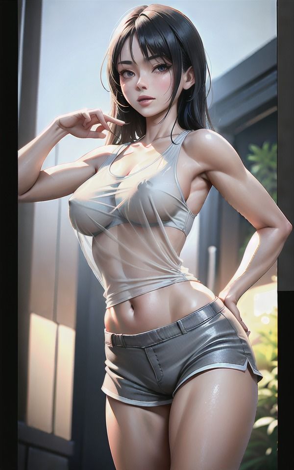 サンプル画像3:クールな美少女に誘われて…私と○○〇しませんか？(伝説のAI企画) [d_380222]