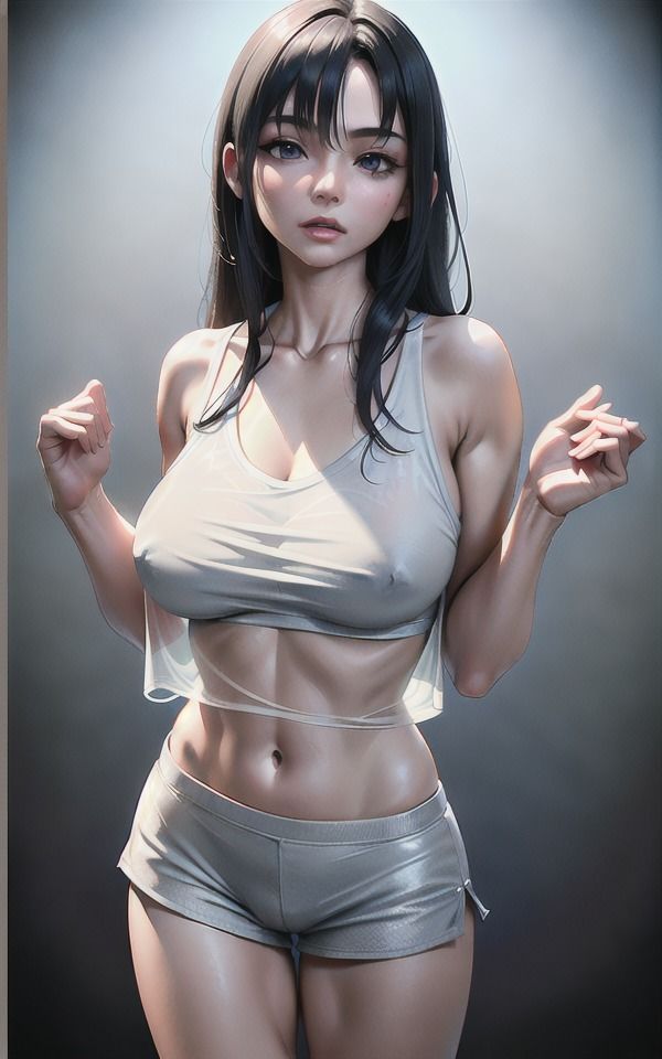 サンプル画像4:クールな美少女に誘われて…私と○○〇しませんか？(伝説のAI企画) [d_380222]