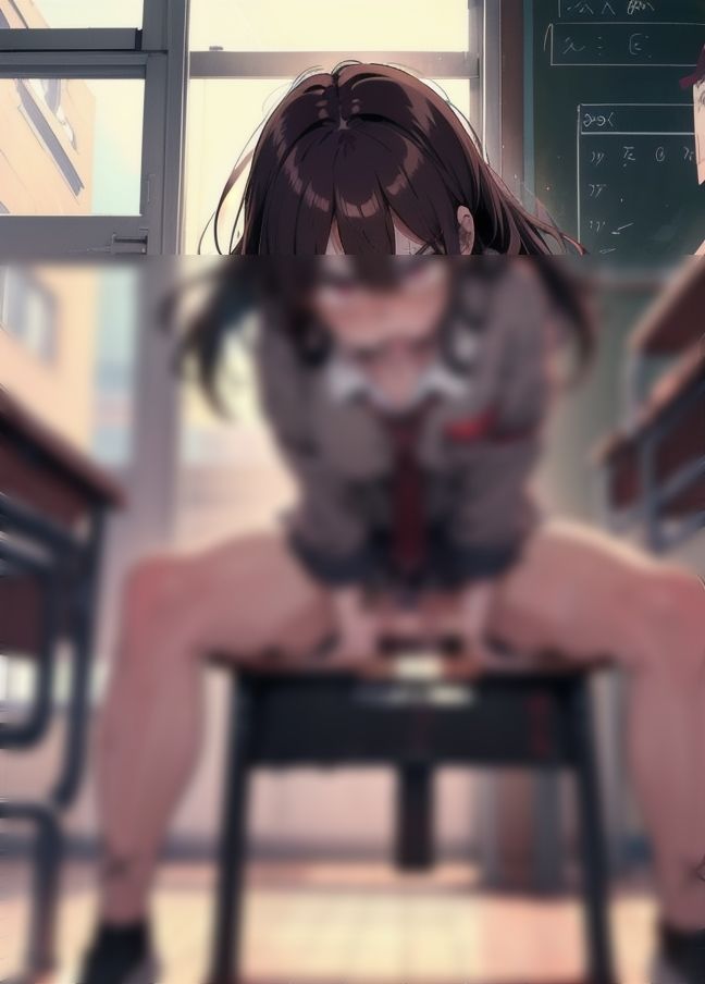 サンプル画像2:変態騎乗位「学校でこんなことしたらダメ」(soda) [d_380271]