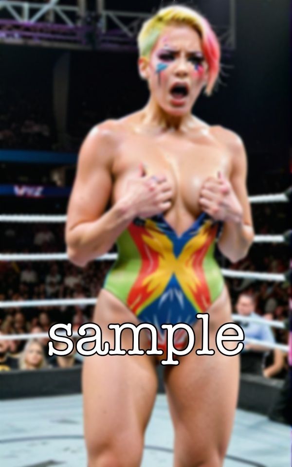 サンプル画像1:レスラーに本物の寝技でわからせ全裸！プロレスの戦いでおっぱい丸出しスペシャル！(ANAZON企画) [d_380351]