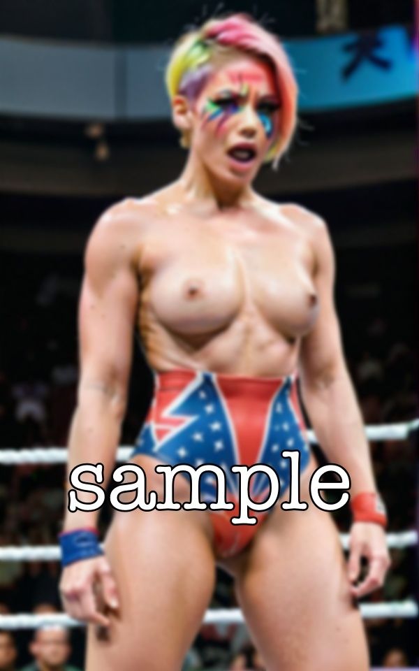 サンプル画像2:レスラーに本物の寝技でわからせ全裸！プロレスの戦いでおっぱい丸出しスペシャル！(ANAZON企画) [d_380351]