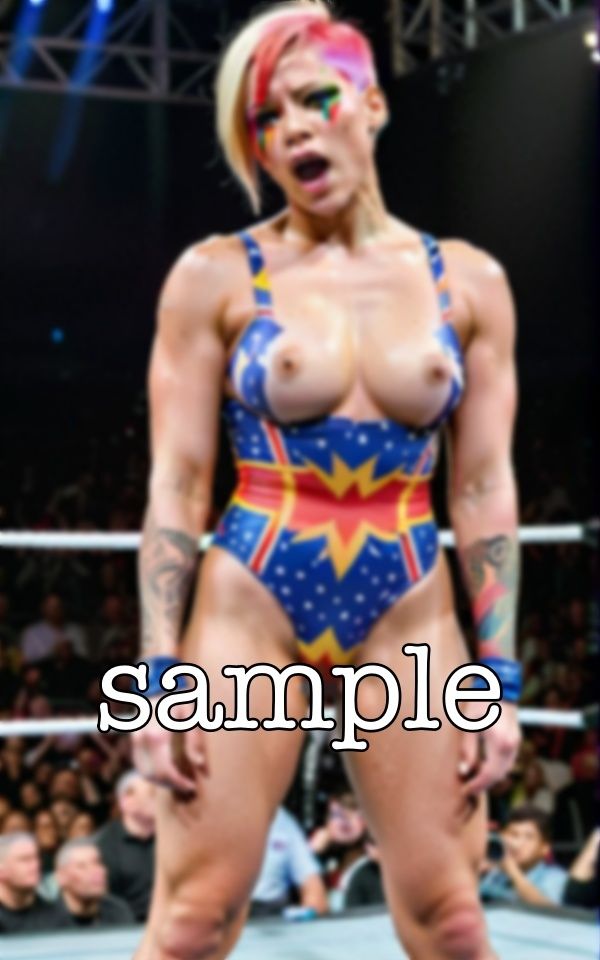 サンプル画像6:レスラーに本物の寝技でわからせ全裸！プロレスの戦いでおっぱい丸出しスペシャル！(ANAZON企画) [d_380351]