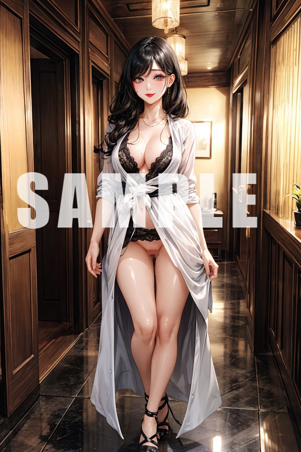 サンプル画像1:夜の蝶と特別アフター(ダンジョンWalker) [d_380387]