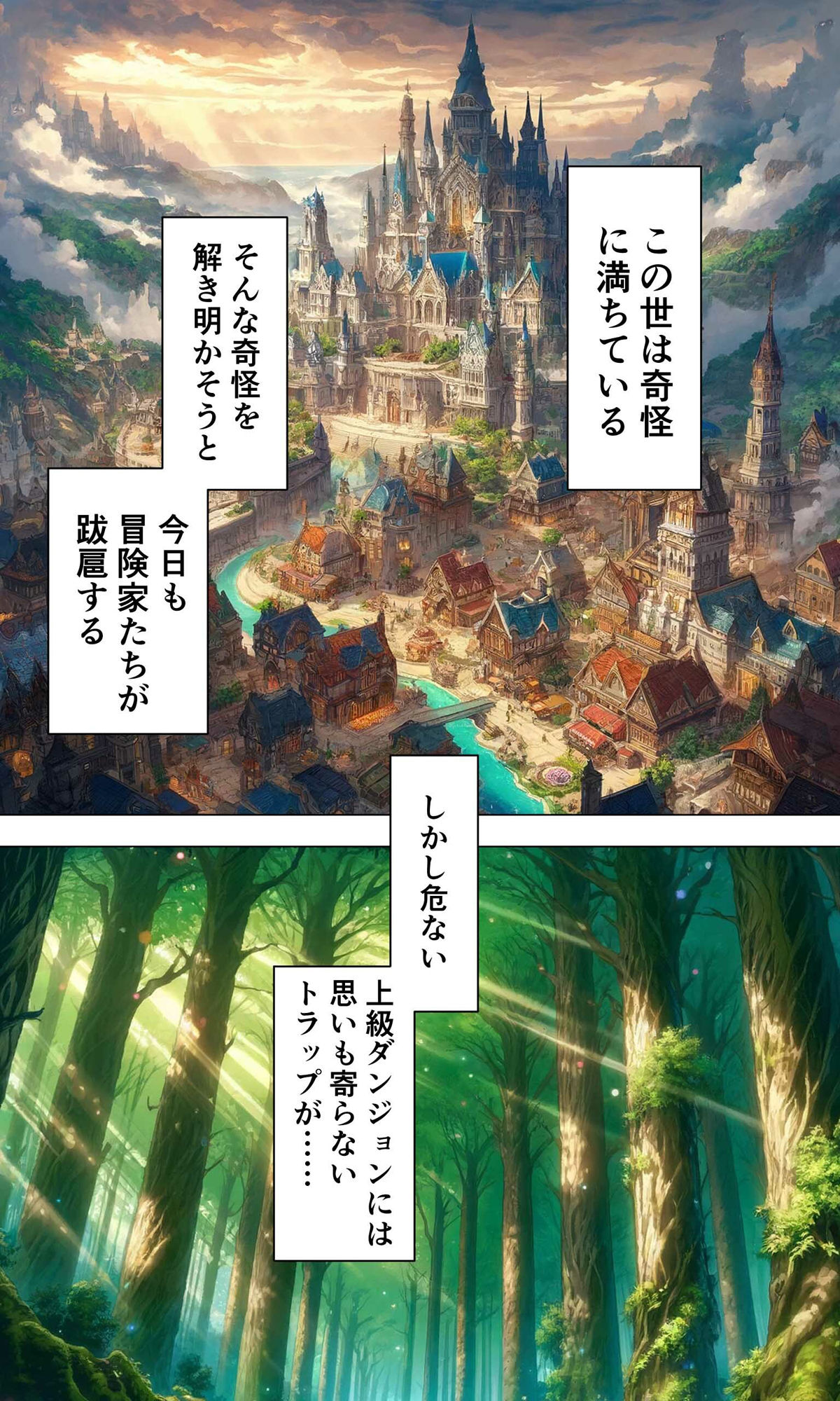 サンプル画像1:淫乱トラップ！感覚遮断落とし穴 〜冒険者を孕ませる触手のエロ知恵〜(ラビットフット) [d_380516]