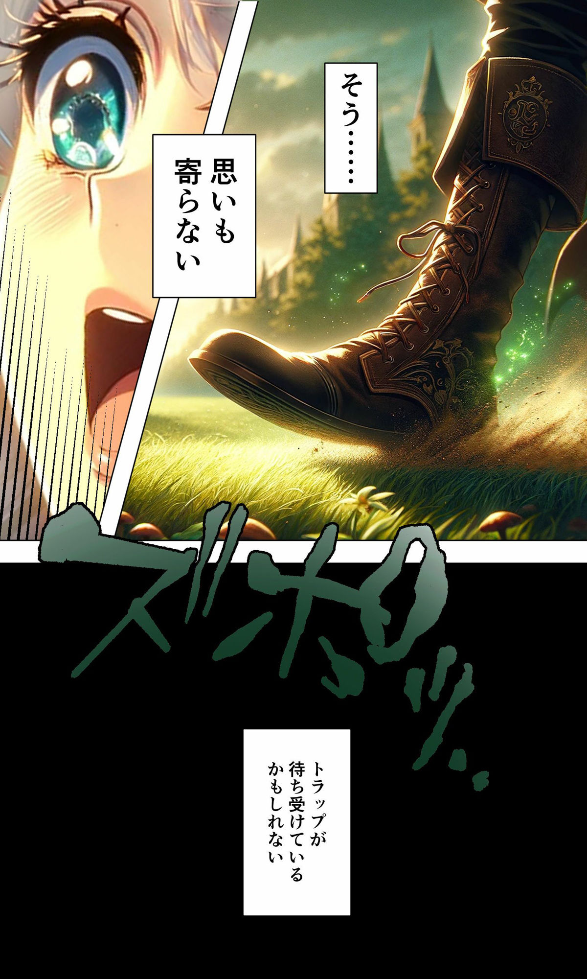 サンプル画像2:淫乱トラップ！感覚遮断落とし穴 〜冒険者を孕ませる触手のエロ知恵〜(ラビットフット) [d_380516]