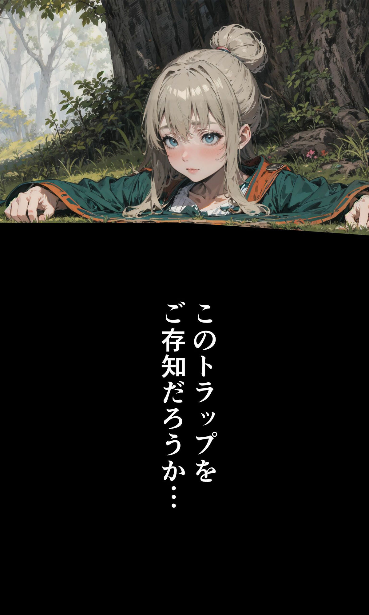 サンプル画像3:淫乱トラップ！感覚遮断落とし穴 〜冒険者を孕ませる触手のエロ知恵〜(ラビットフット) [d_380516]