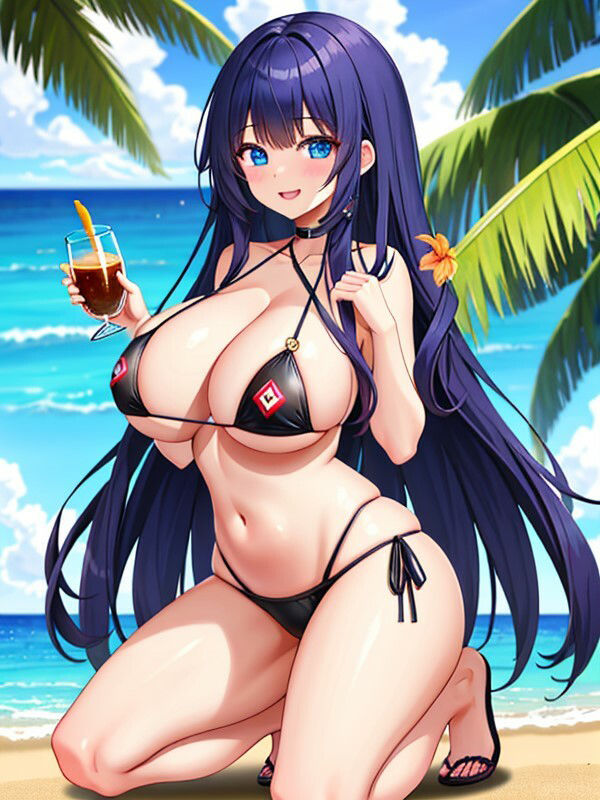 サンプル画像2:水着美女(teru) [d_380605]