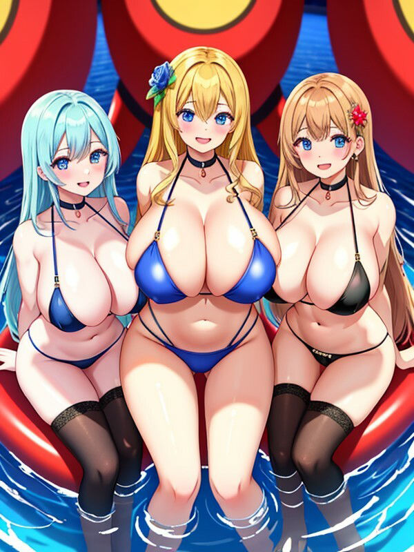 サンプル画像1:水着美女(teru) [d_380607]