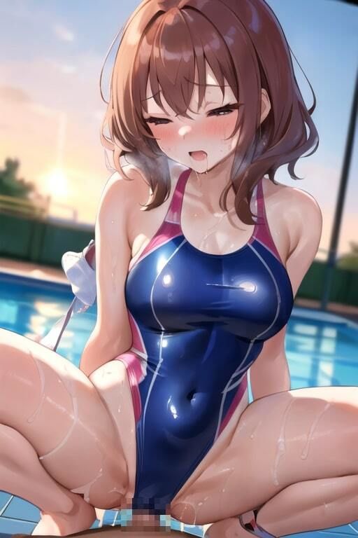 サンプル画像1:幼馴染との想い出〜水泳の時間〜(忍の庵) [d_380610]