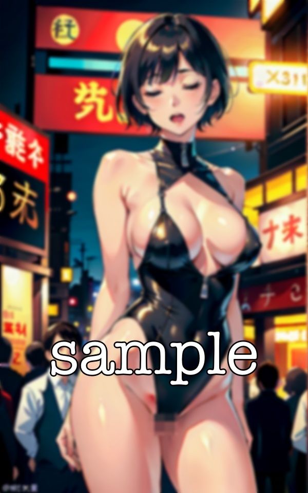 サンプル画像1:イベント露出！地域のイベントで笑顔のむっちり美女がFカップを露出・・・(オムニバス企画) [d_380630]