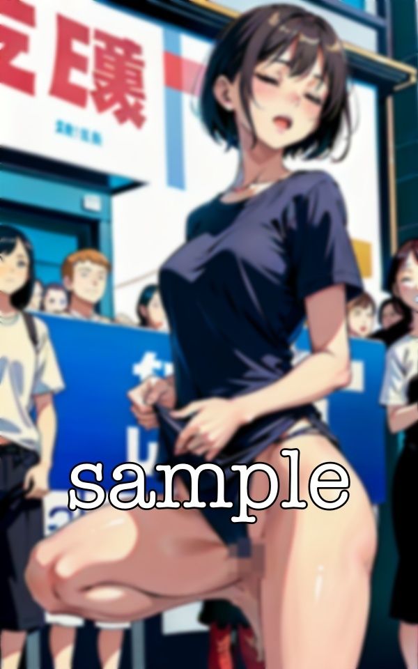 サンプル画像2:イベント露出！地域のイベントで笑顔のむっちり美女がFカップを露出・・・(オムニバス企画) [d_380630]