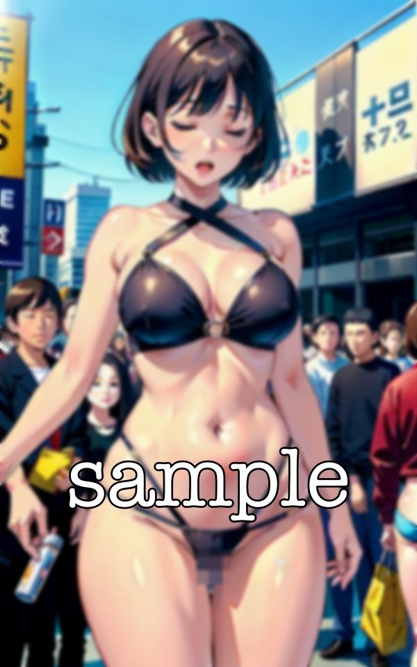 サンプル画像4:イベント露出！地域のイベントで笑顔のむっちり美女がFカップを露出・・・(オムニバス企画) [d_380630]