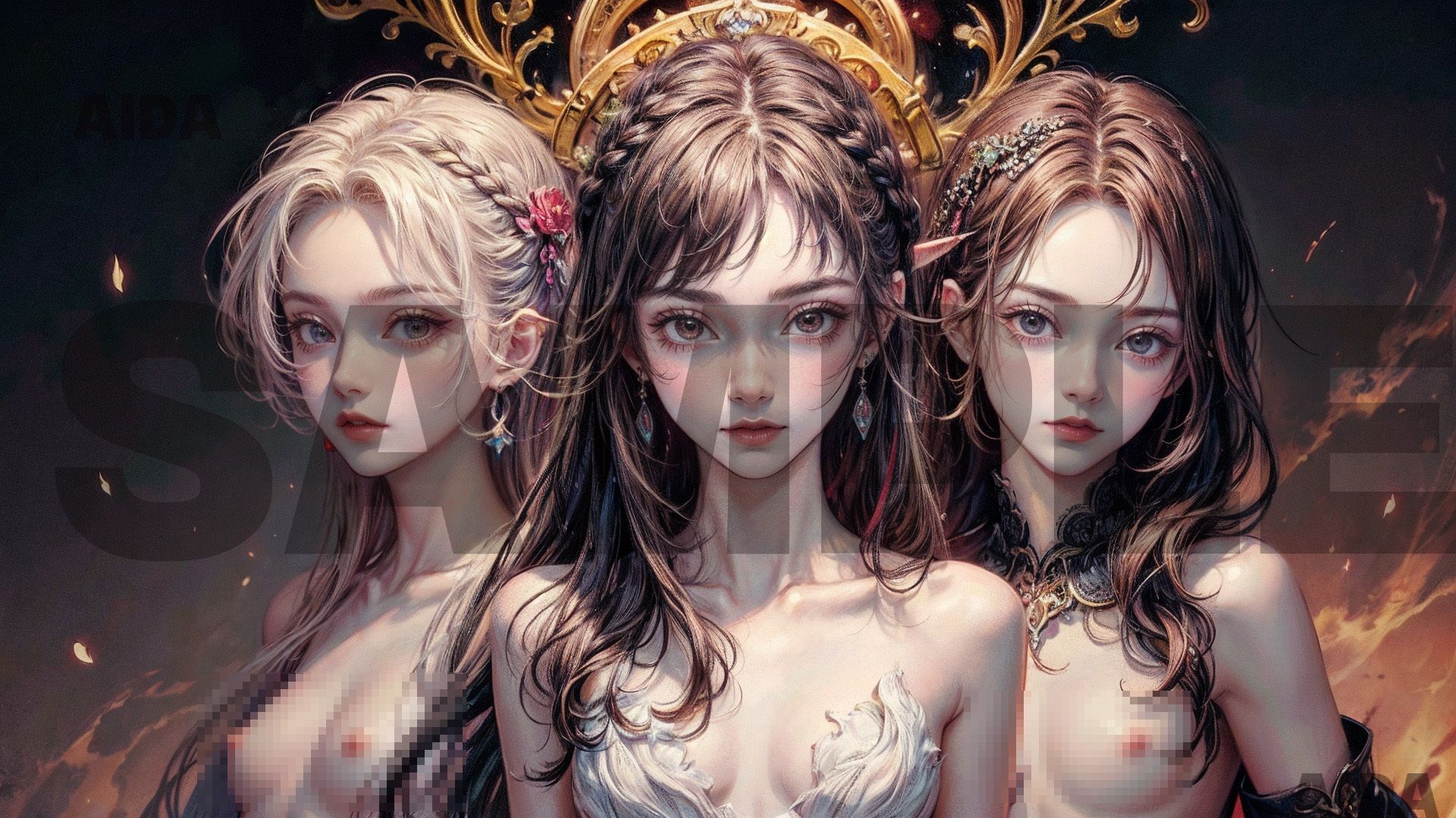 サンプル画像6:感動 AIアート美女写真集 vol 9(AIDA) [d_380638]